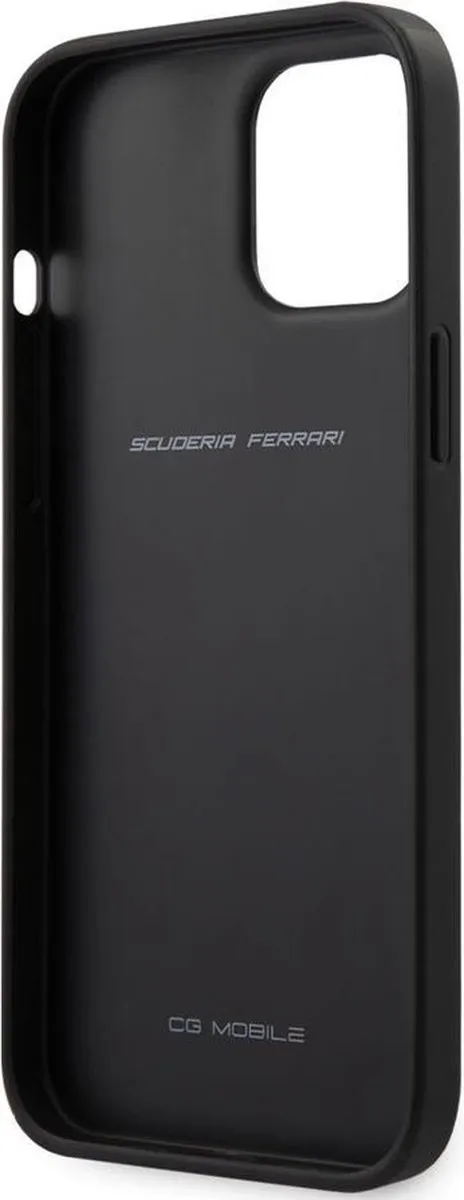 Ferrari iPhone 12 Pro Max Backcase - Effen Rood
