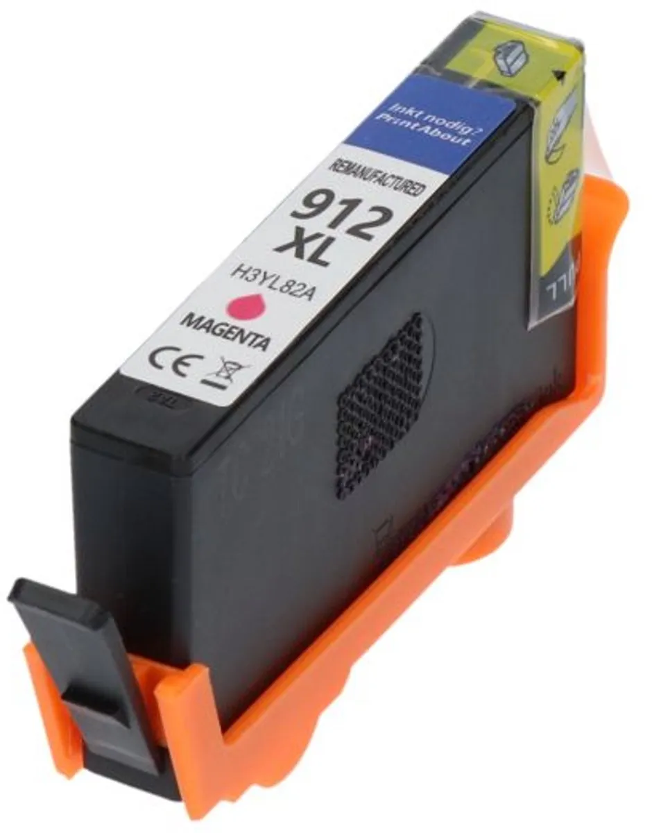 PrintAbout Inktcartridge 912 3YL78AE Magenta - 10.5ml - o.a. HP OfficeJet Pro