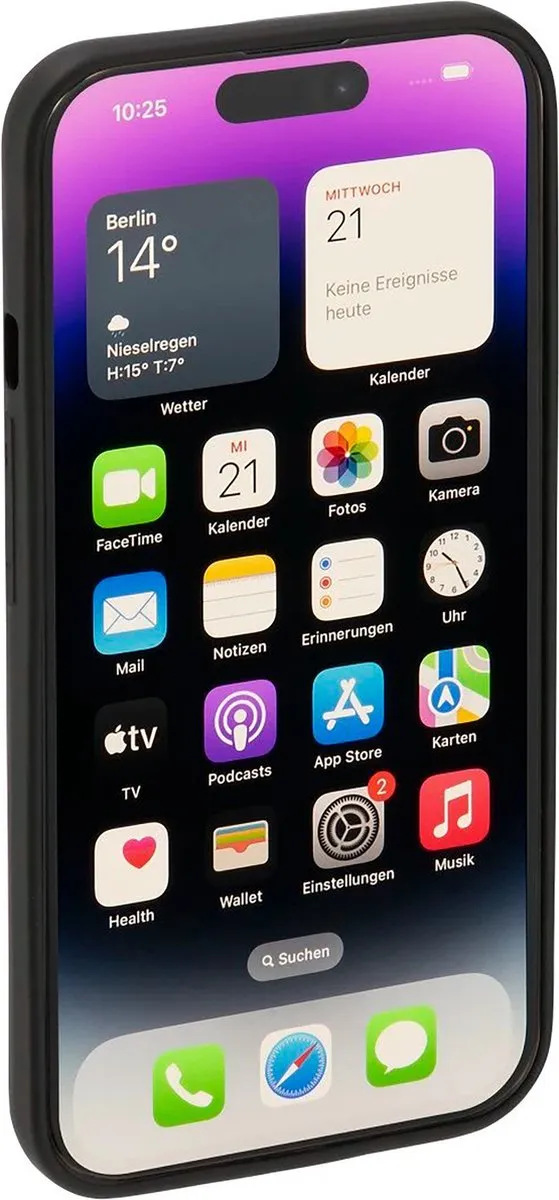 Hama Finest Feel Hoesje iPhone 14 Pro Max - MPN 00215557 - Zwart