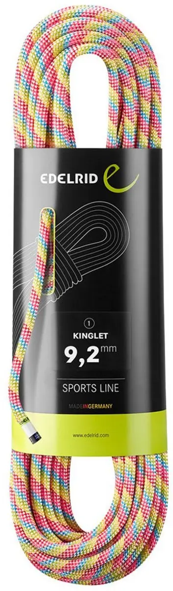 Edelrid Kinglet 9.2 klimtouw met zuurstok design 60M