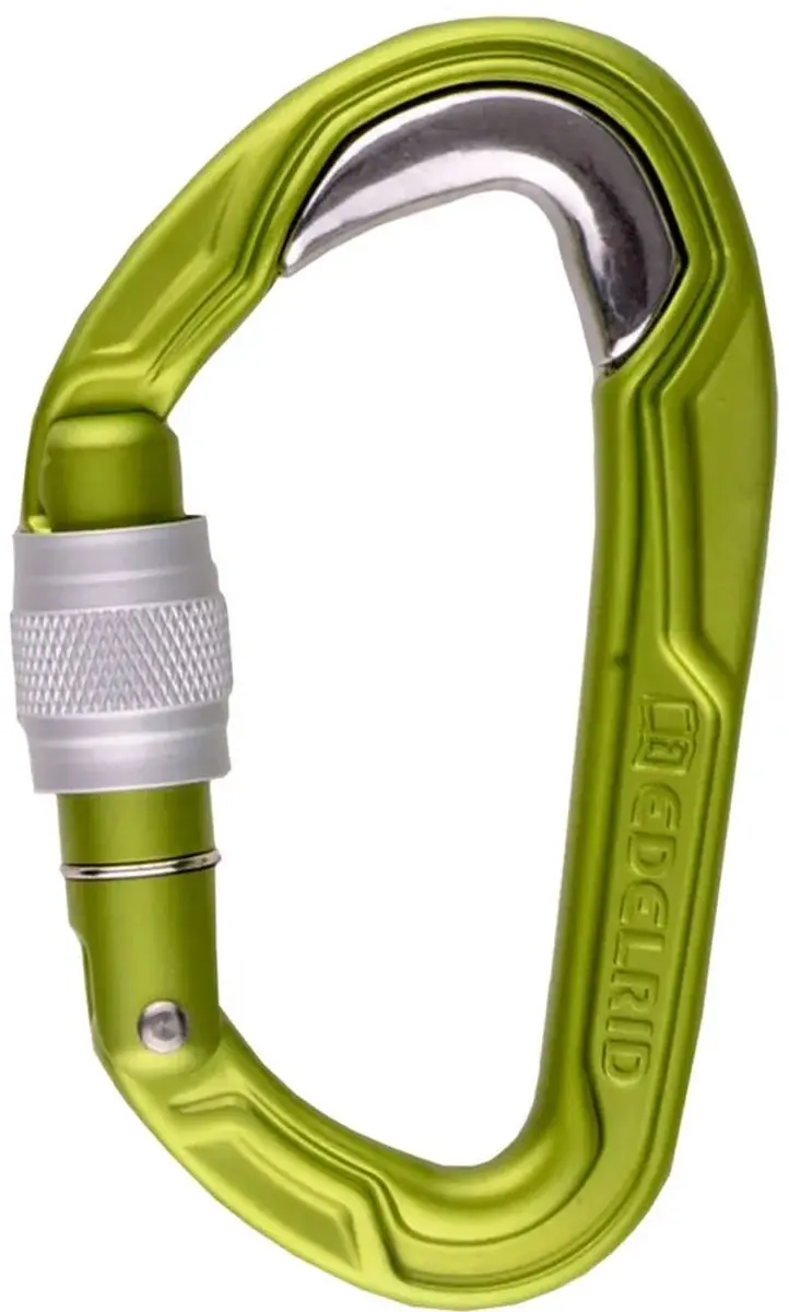 Edelrid Bulletproof Screw Karabijnhaak Groen