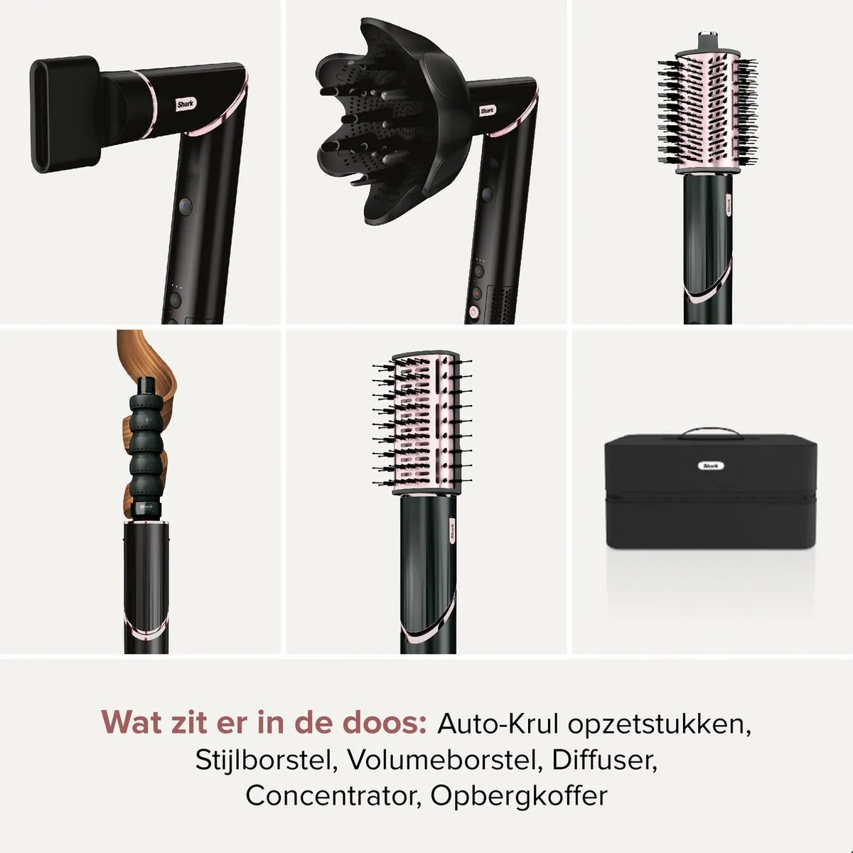 Shark FlexStyle HD446EU 5-in-1 Multistyler - 1650W - Zwart