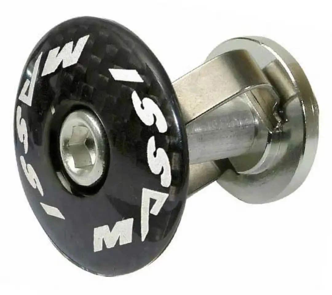 Massi Plug Superlight Piv Alloy-carbono Spin Zwart 1 1/8´´