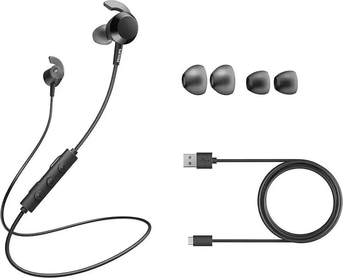 Philips TAE4205BK/00 Oordopjes - Zwart - afbeelding 6 van 6