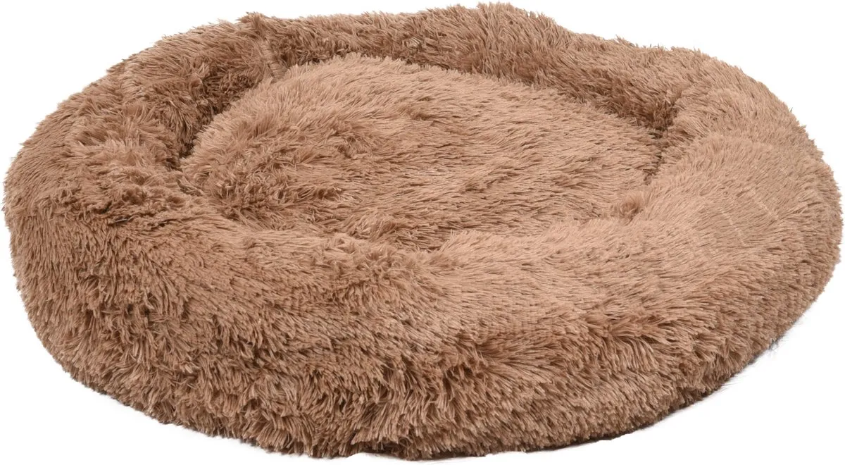Flamingo Donut Hondenmand Mokka