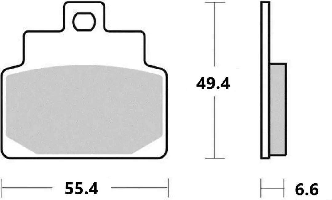Plaquette de frein Ferodo pour Scooter Piaggio 500 MP3 MAXI SPORT EURO4 2018 AVG