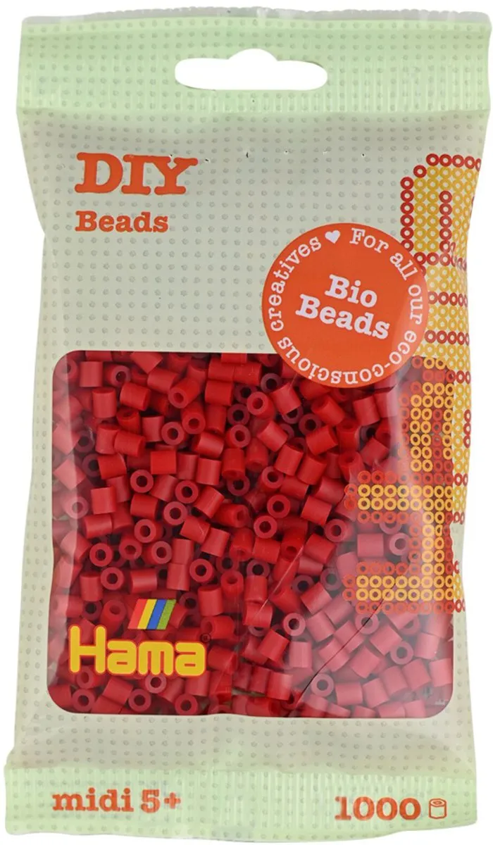 Hama Midi Bio Strijkkralen Geel - 1000 Stuks