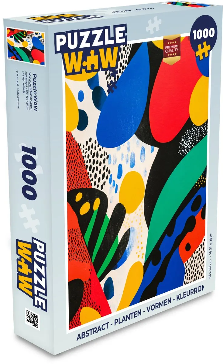 PuzzleWow Abstract Puzzel 1000 Stuks