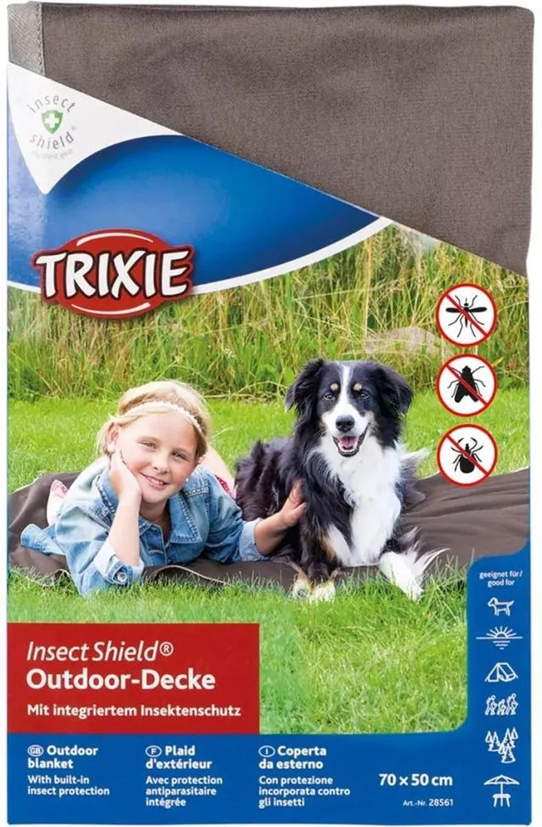 Trixie Buitendeken Insect Shield 70x50cm - Taupe