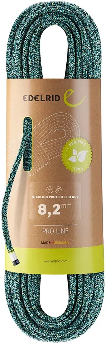 Edelrid Starling Protect Eco Dry 8.2 Mm Touw Groen 50 m