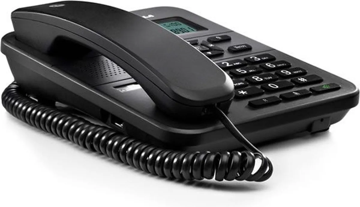Motorola CT202 Vaste Telefoon - Handenvrij - Zwart