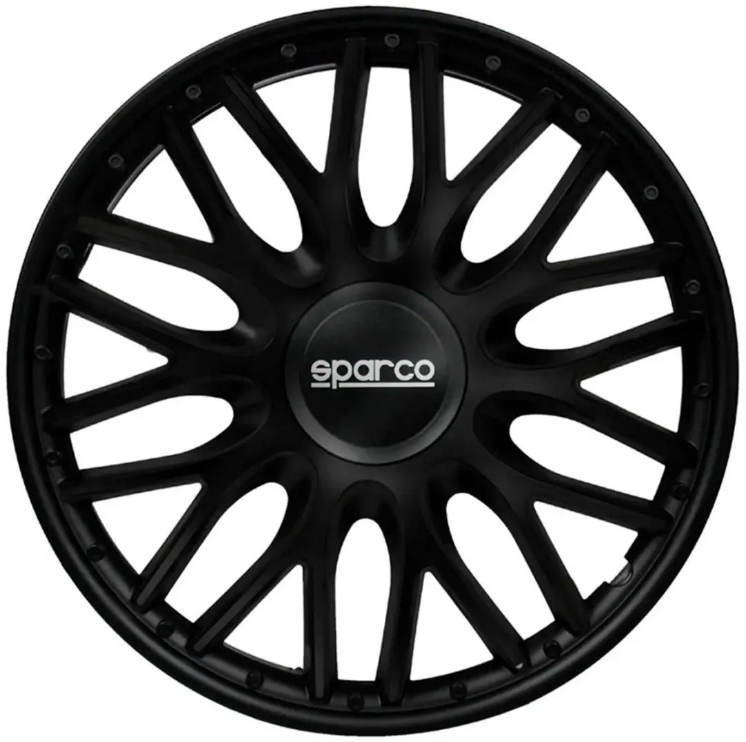 Sparco Wieldoppen Roma 16 inch Zwart