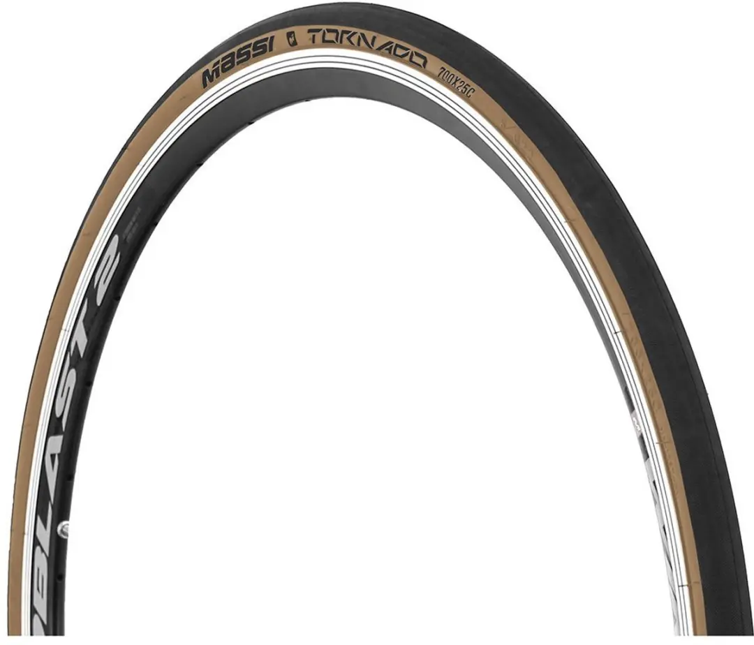 Massi Tornado Elite Classic 700c X 25 Racefietsband Zwart 700C x 25