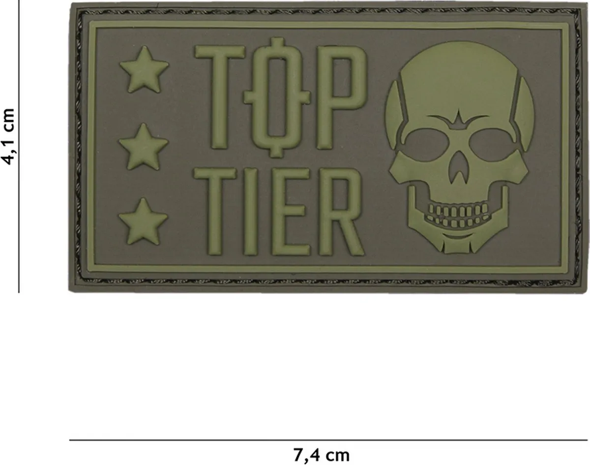 101 Inc Embleem 3D PVC Groen 19024