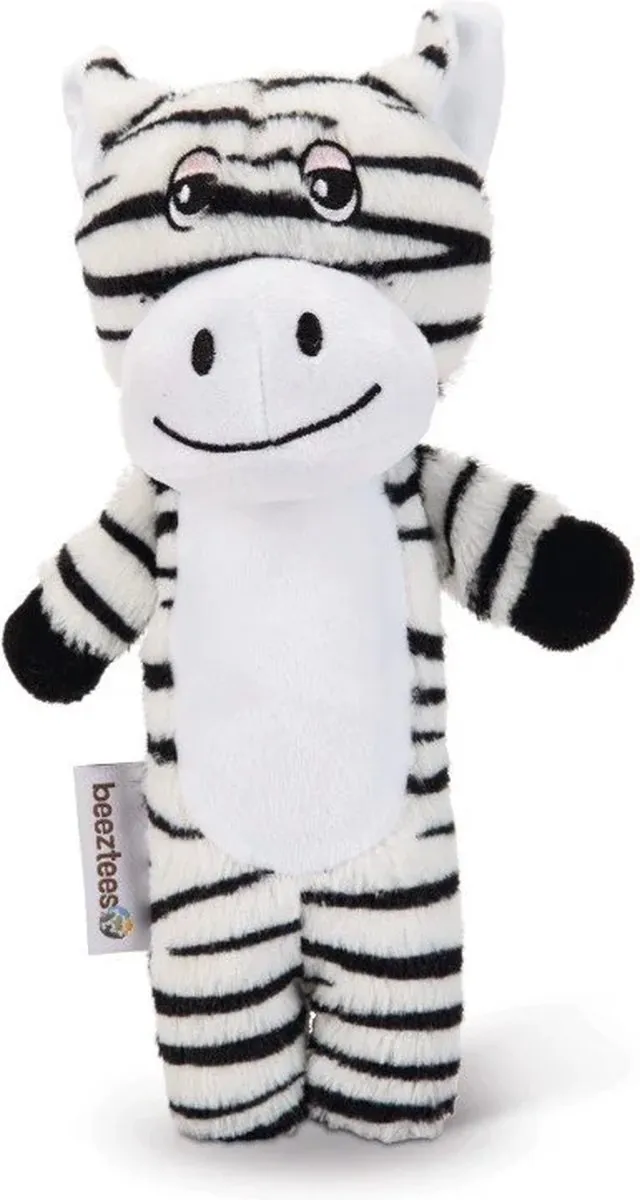 Beeztees Hylas Pluche Hondenspeelgoed - Zwart/Wit