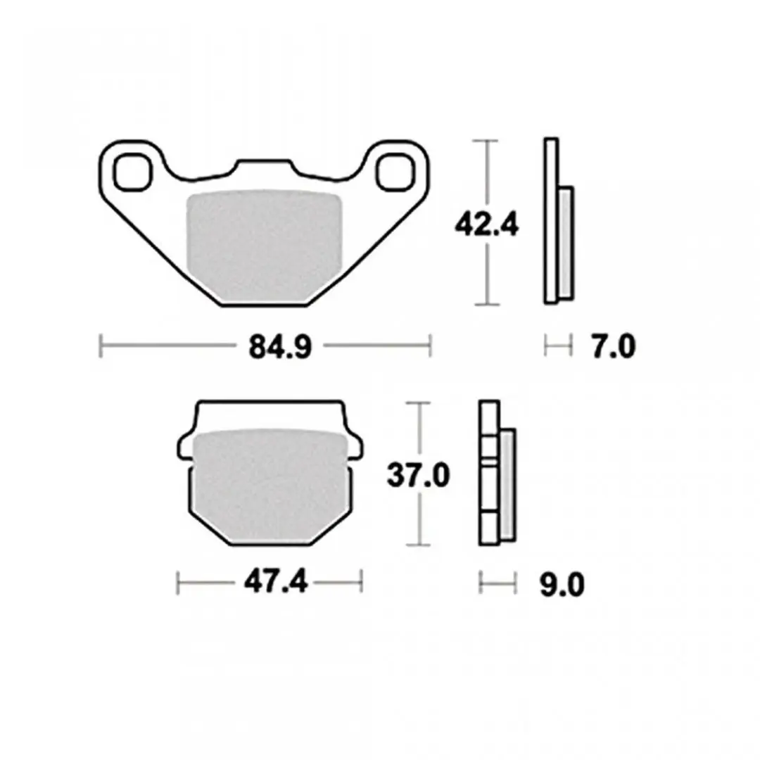ferodo remblokjes voor derbi 50 senda r drd racing 2011 t/m 2013 ar nieuw