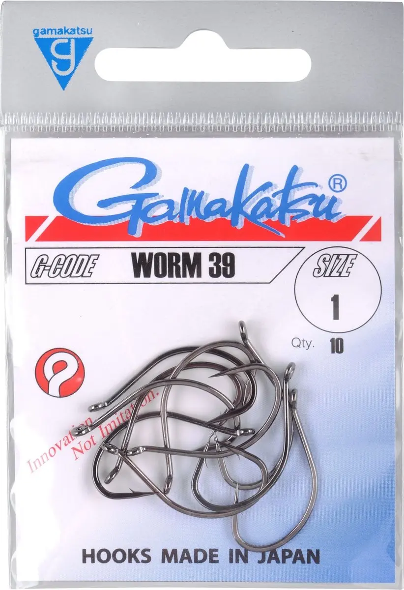 Gamakatsu Worm 39 Haak Maat 3 (WORM39)