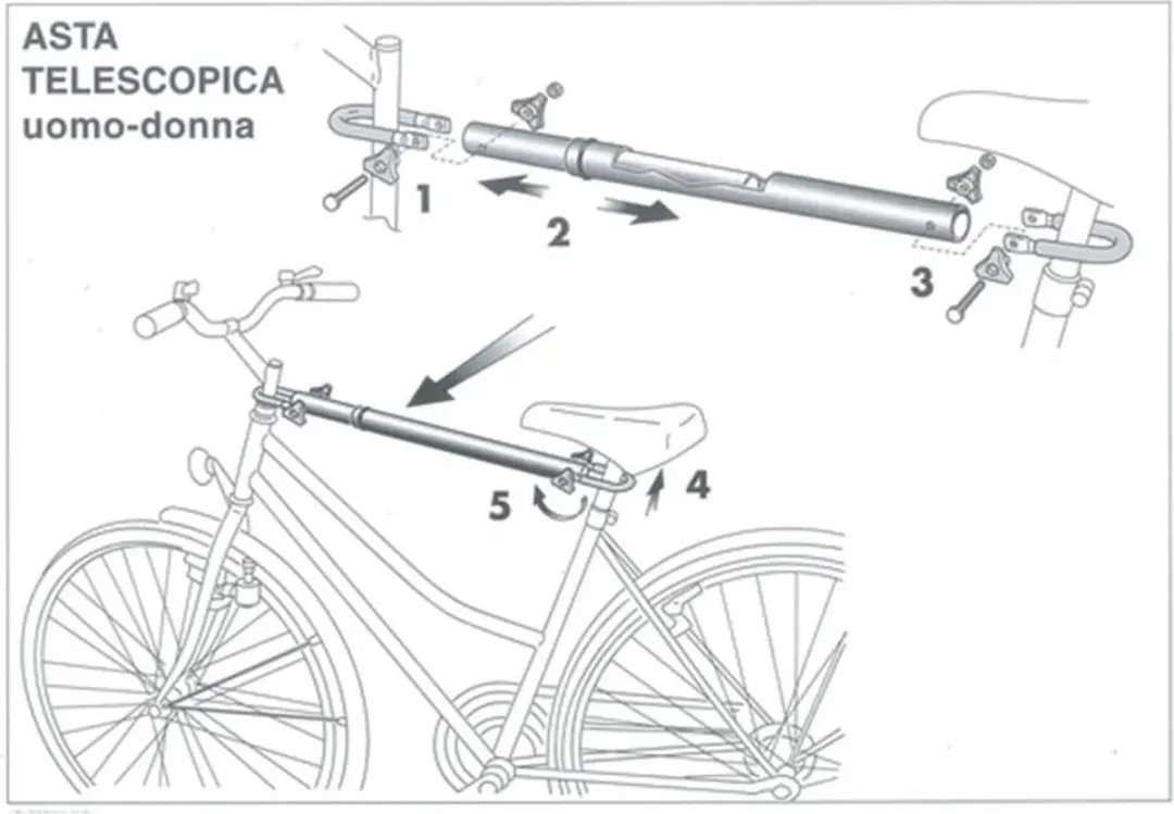 Peruzzo Damesfietsadapter 922742 - Rood - afbeelding 4 van 6