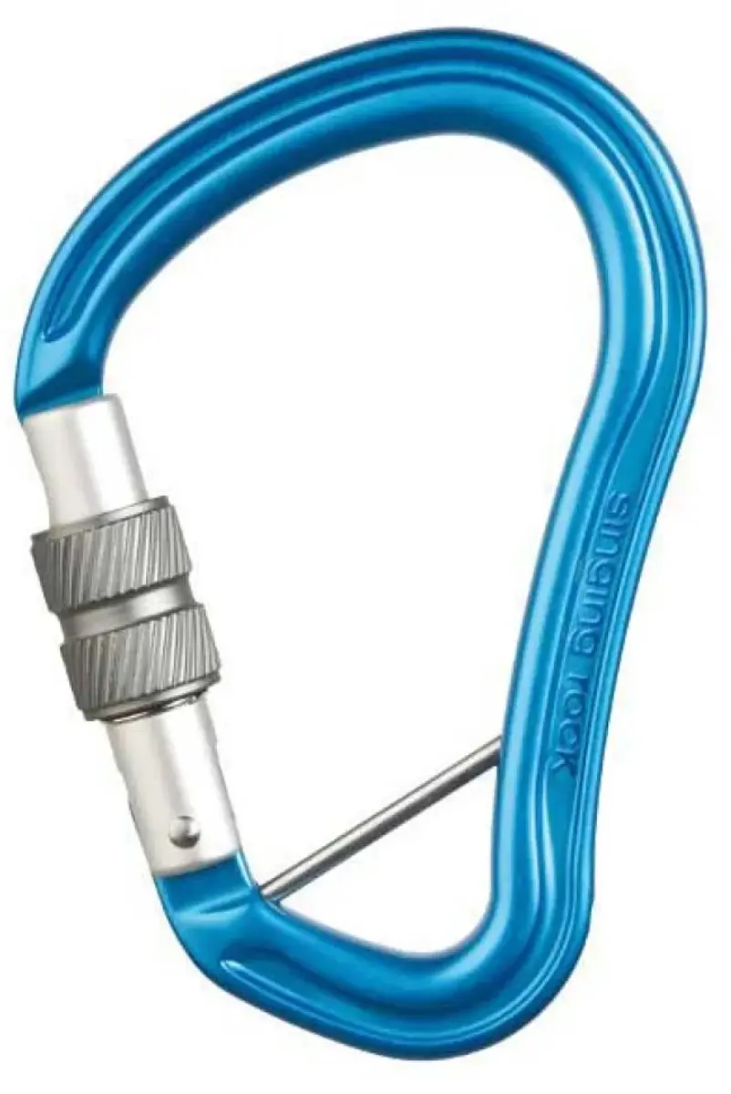 Singing Rock Hector Bc Screw-lock Karabijnhaak Blauw,Zilver