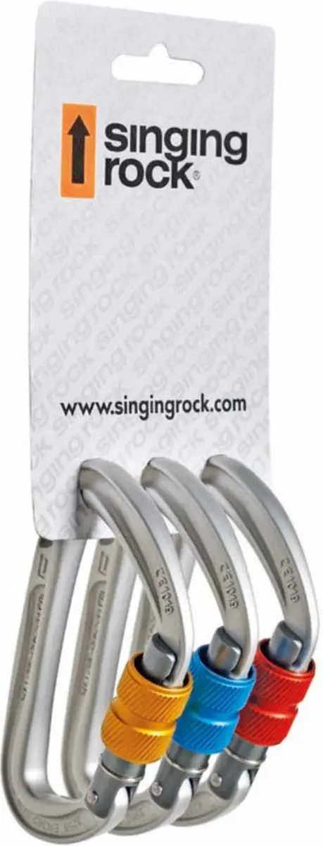 Singing Rock Colt Karabijnhaak 3 Eenheden Grijs