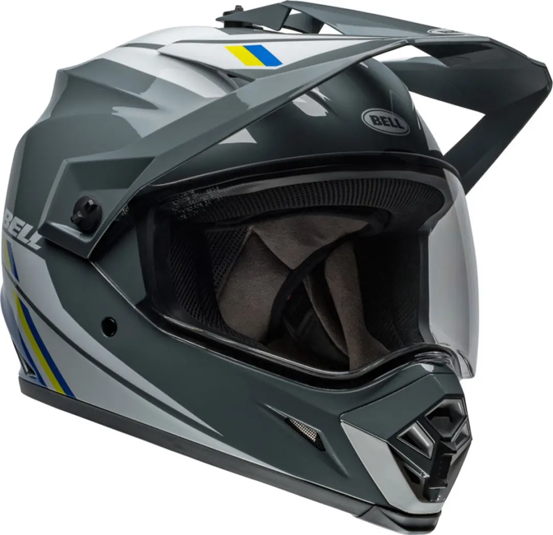 Bell MX-9 Adventure MIPS Alpine Houtskool Zilver Adventure Helm