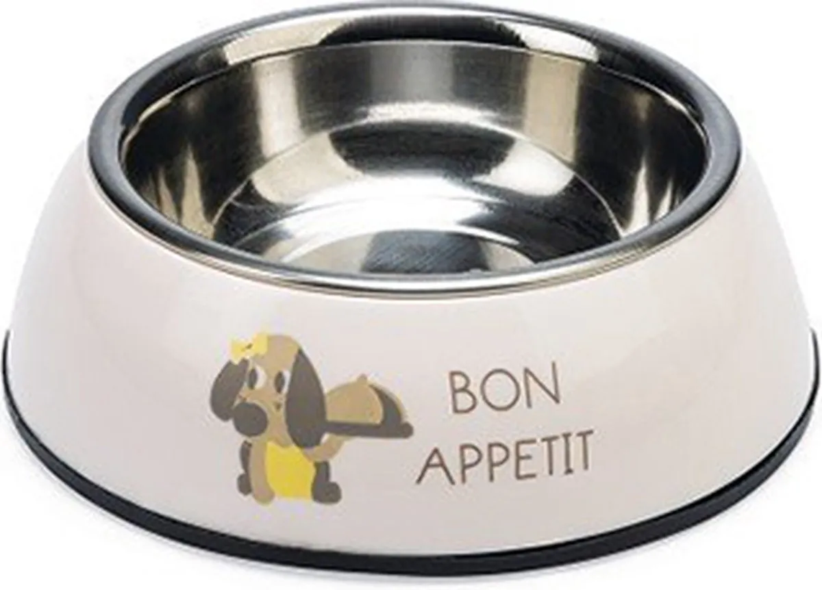 Beeztees Puppy Binky Hondenvoerbak Roze - 160ml - afbeelding 2 van 2