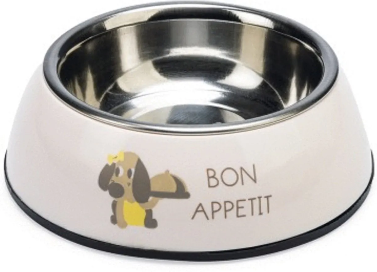 Beeztees Puppy Binky Hondenvoerbak Roze