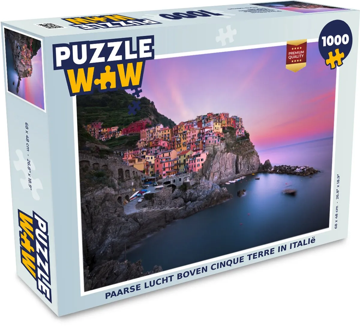 PuzzleWow Legpuzzel Cinque Terre 1000 Stuks