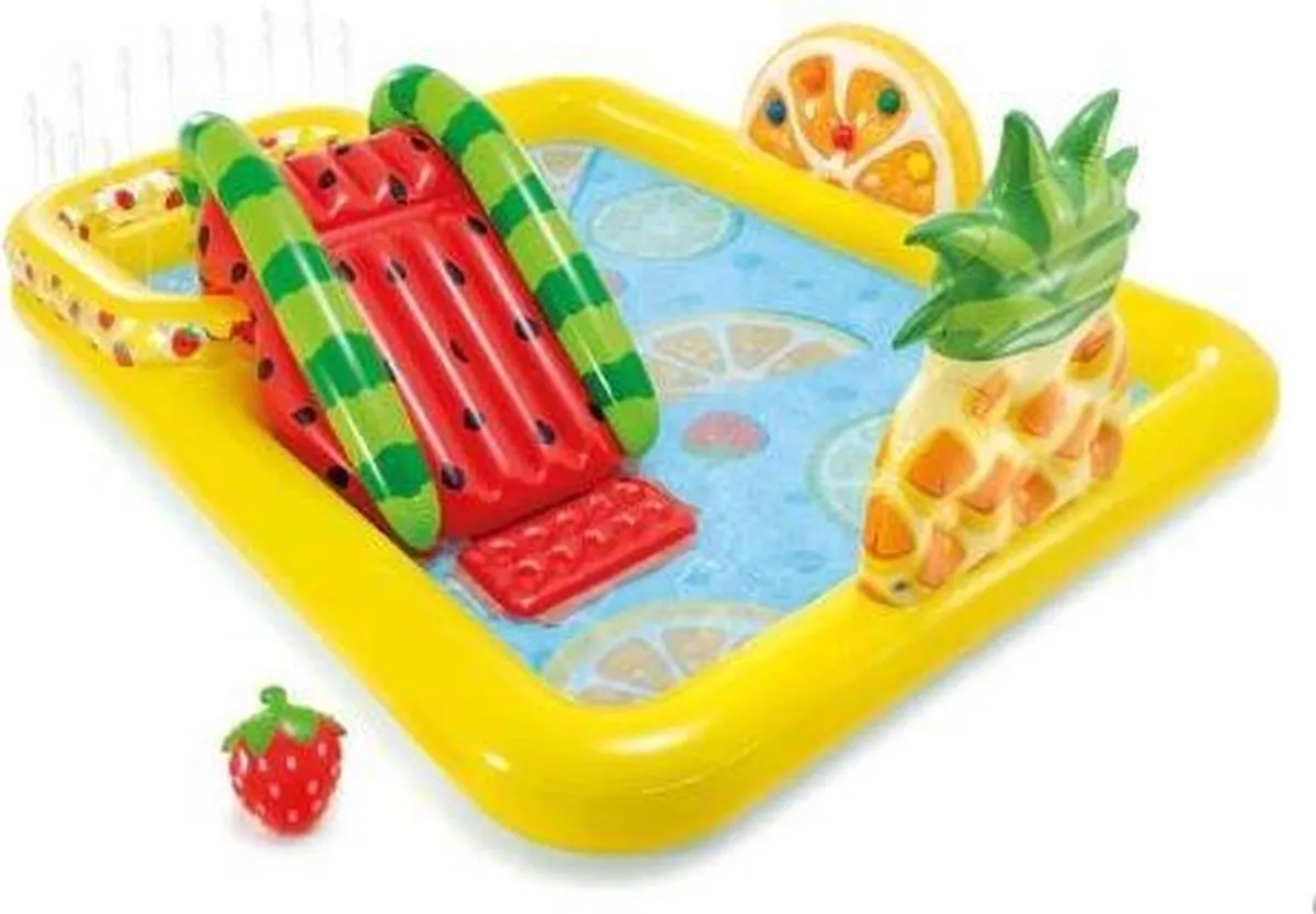 Intex Waterparadijs 57158 Kinderzwembad - Glijbaan - 191cm - Fruit Thema - afbeelding 2 van 6