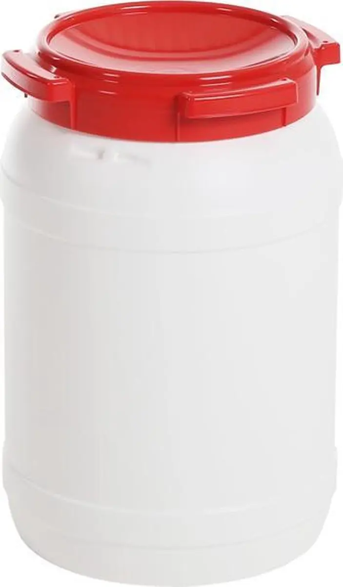 Voerton 20L met rode schroefdeksel