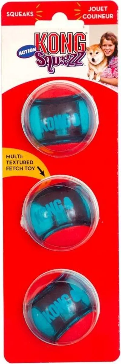 KONG Squeez Action - Small - Rood