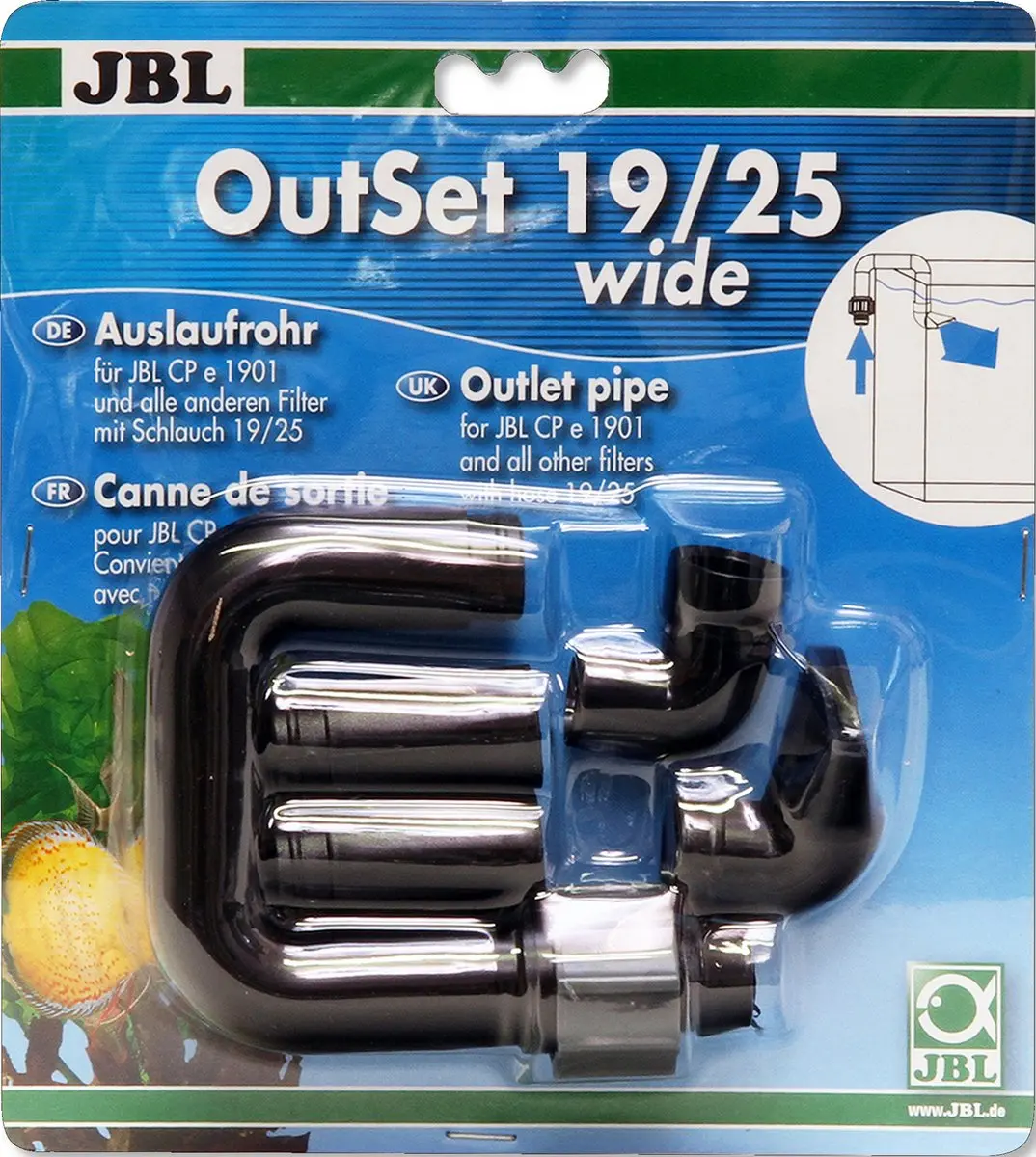 JBL OutSet wide 19/25 Waterafvoerset