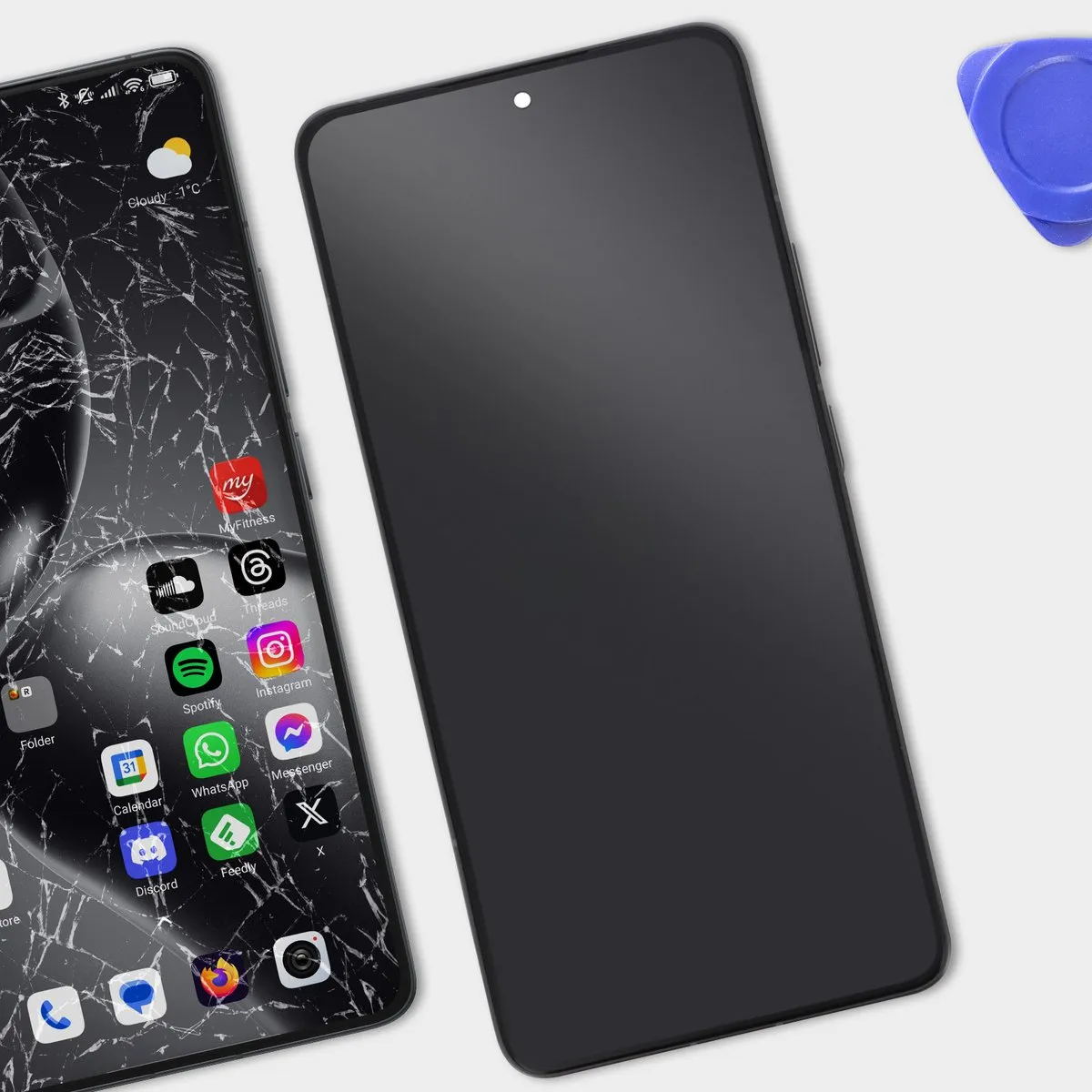 Xiaomi 14T Pro LCD Touchscreen Scherm - Zwart
