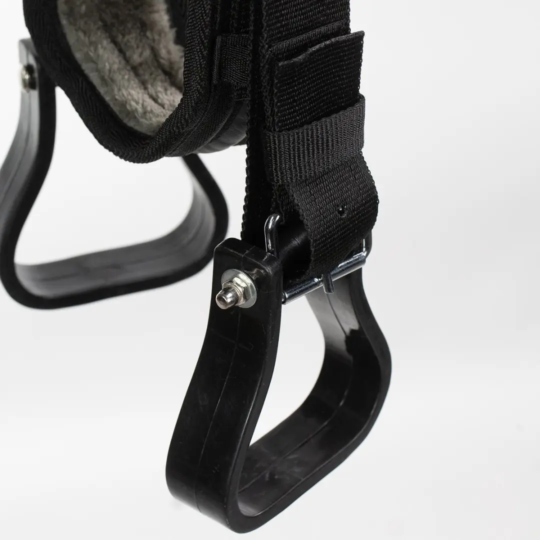 Horze Suede Barebackpad 17 inch - Cob/Grijs - afbeelding 2 van 3