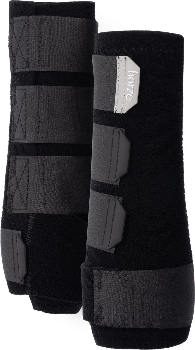 Horze ProSoft Beschermers, voor, Black, M
