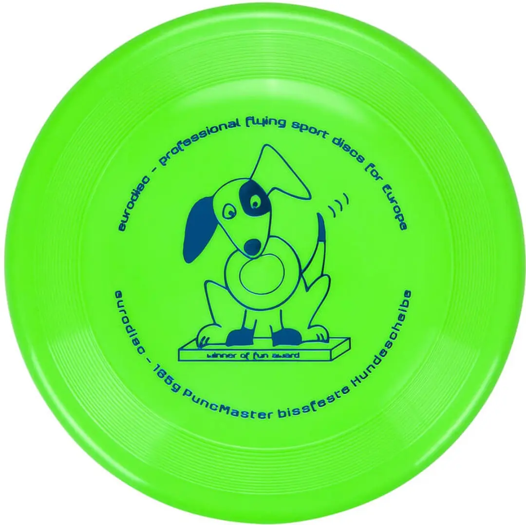 Eurodisc Dog Disc Hondenfrisbee Geel - afbeelding 4 van 5