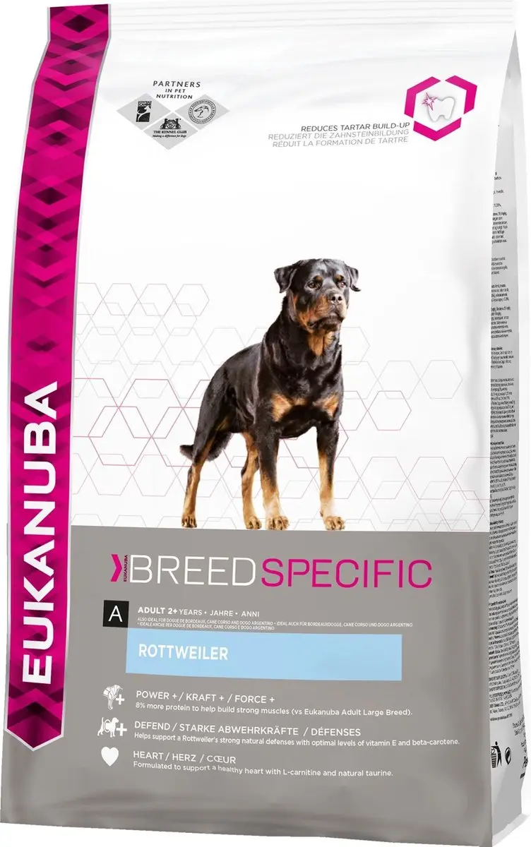 Eukanuba hondenvoer Rottweiler 12KG