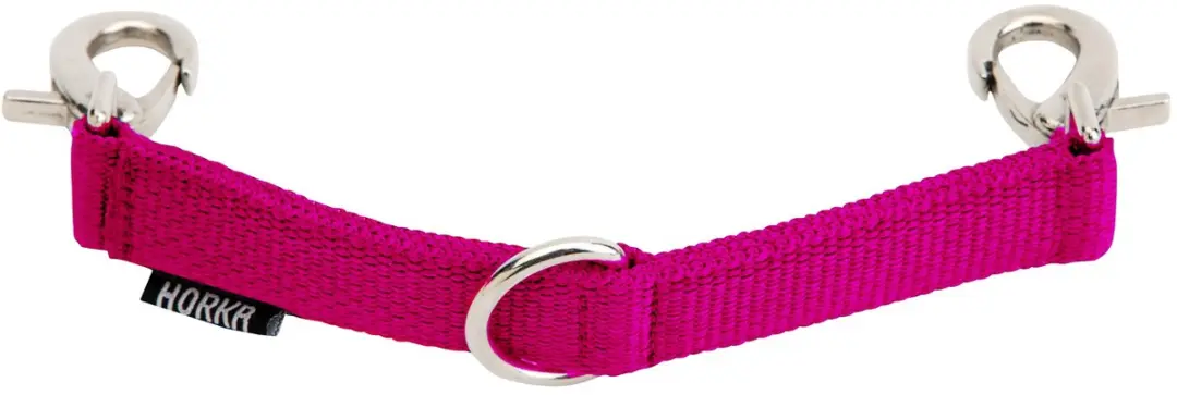 Horka Longeerstuk met D-ring 13 cm Donkerroze - afbeelding 2 van 3