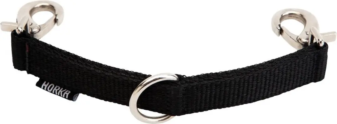 Horka Longeerstuk met D-ring 13 cm Donkerroze