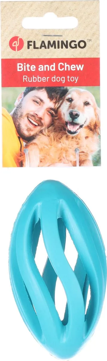 Flamingo Scrum Rubber Speelgoed Hond - 11x5,5cm - Assortiment