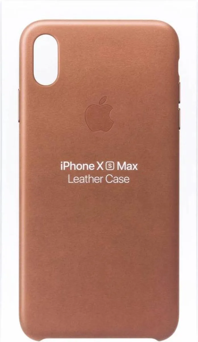 Apple Leren Hoesje MRWV2ZM/A - iPhone Xs Max - Bruin - afbeelding 6 van 6