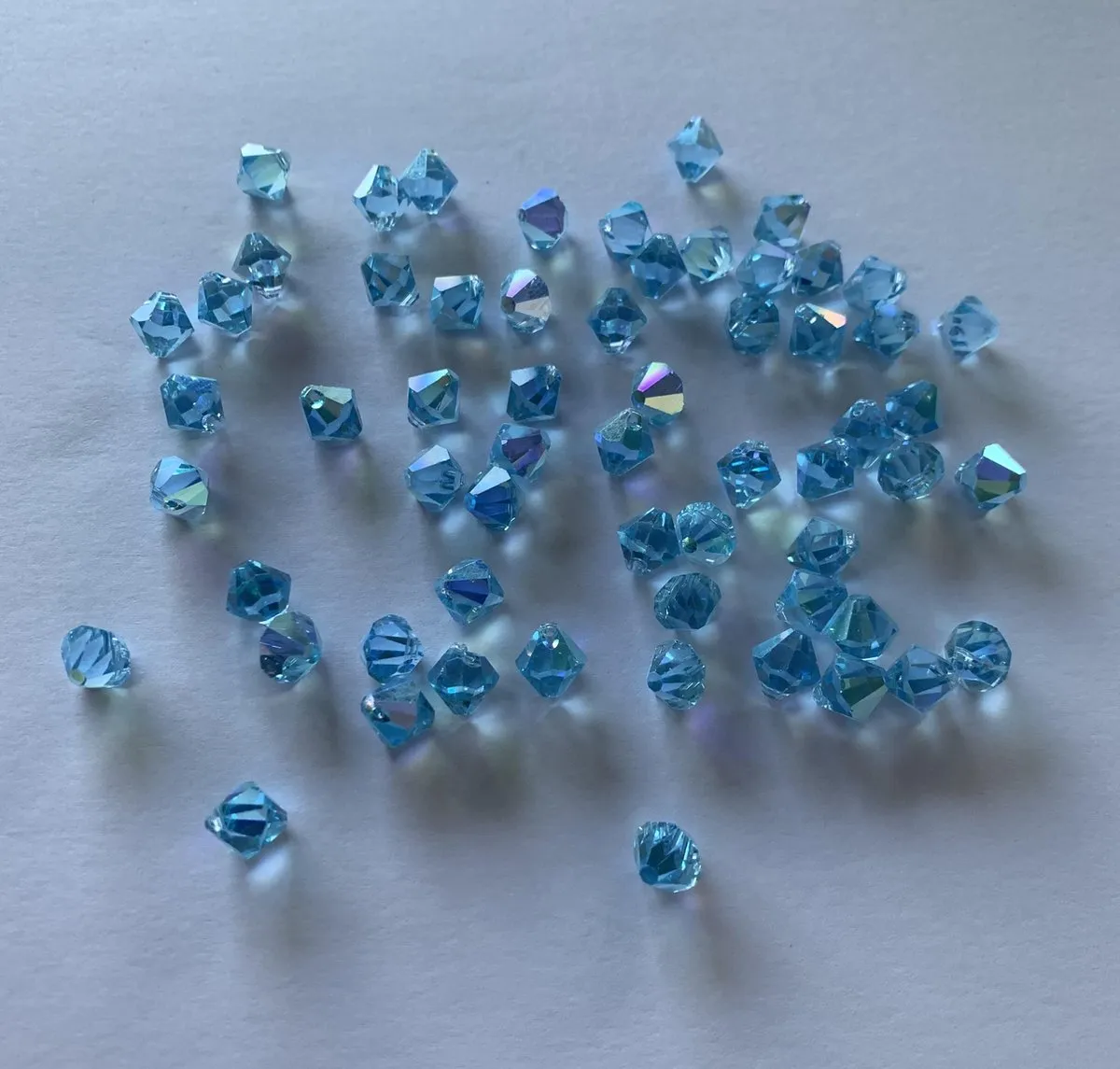 Swarovski Aquamarine Bicone Kralen 8mm - 10 Stuks