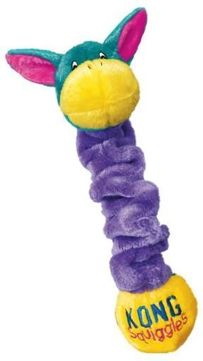 KONG Squiggles Honden Speelgoed M - 30cm - Met Piep