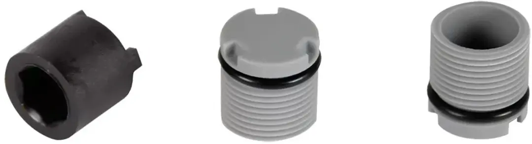 Look X-track Plug Cover Kit Schroeven Grijs