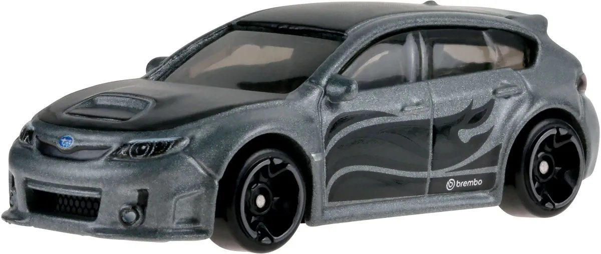 Hot Wheels 1/64 JKX59 Subaru Impreza WRX - Grijs