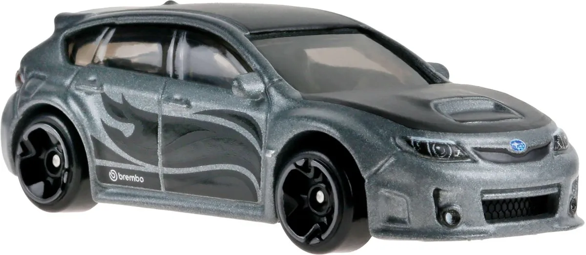 Hot Wheels 1/64 JKX59 Subaru Impreza WRX - Grijs