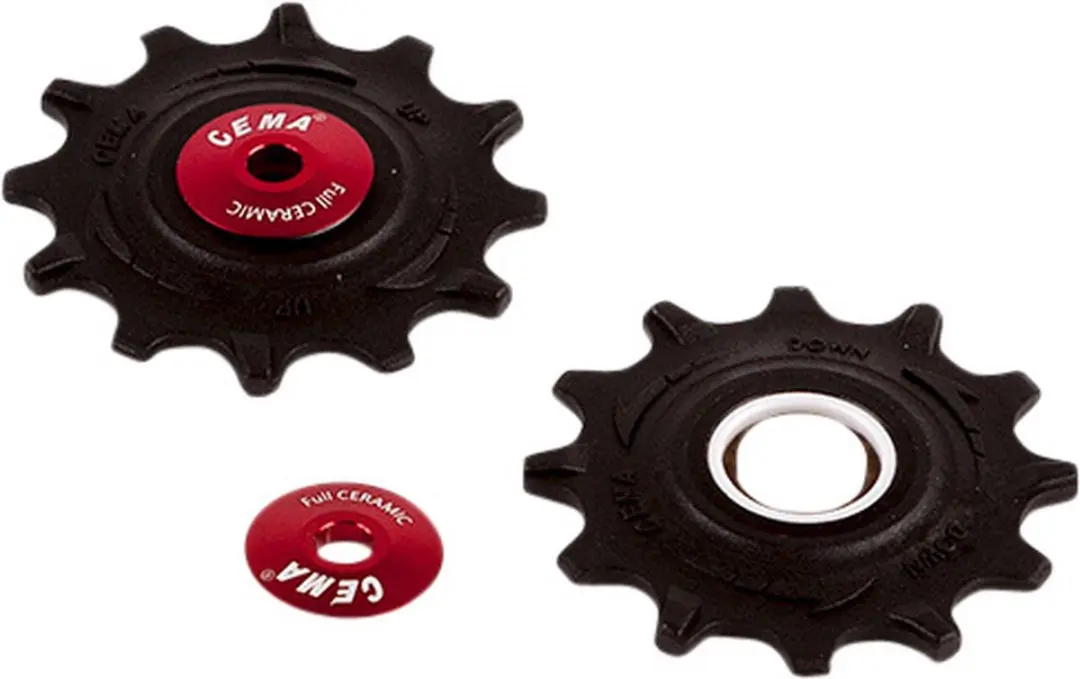 Cema Sram Xx1/x01 Full Ceramic Derailleurwieltjes Set Voor Fietsen Goud 10-11s