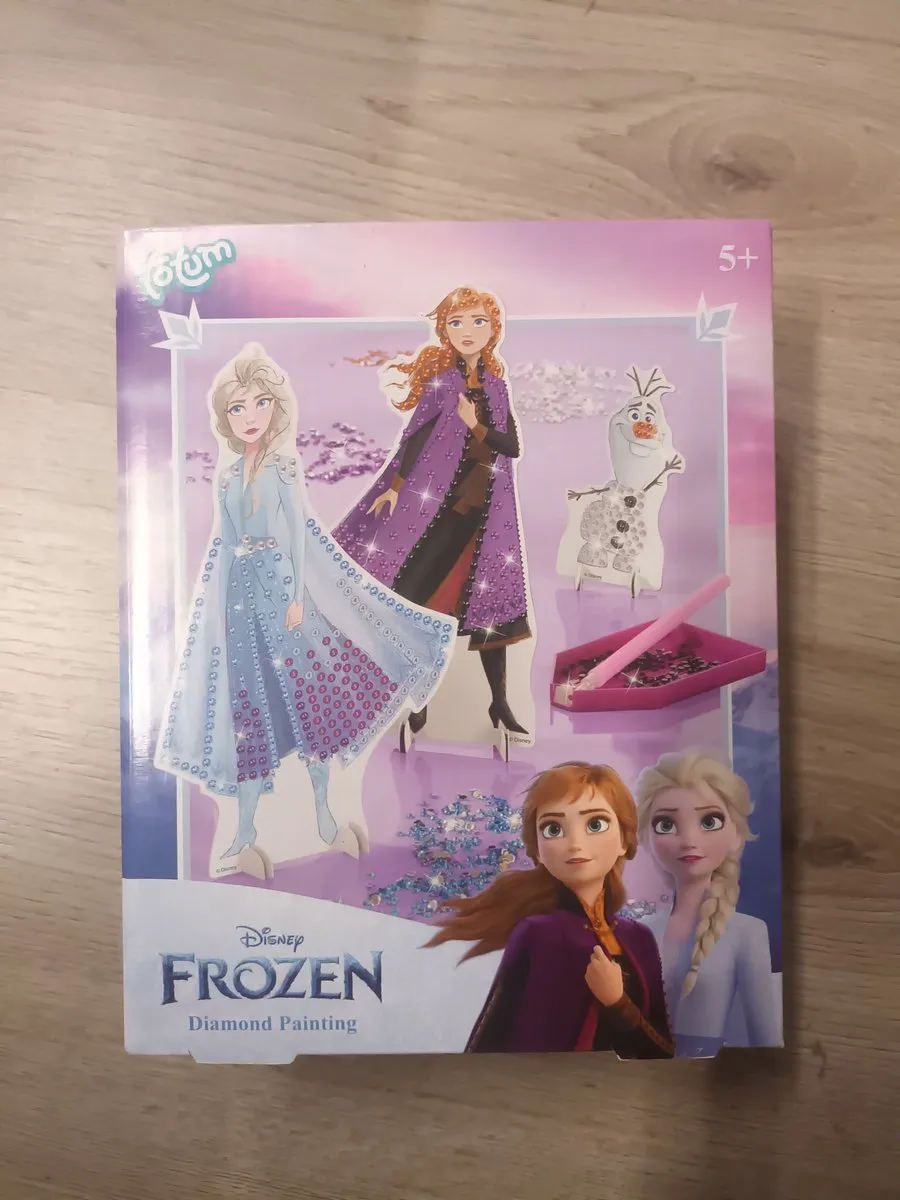 Disney Frozen Diamond Painting Kaarten - 3 Figuren - Klein - Diverse