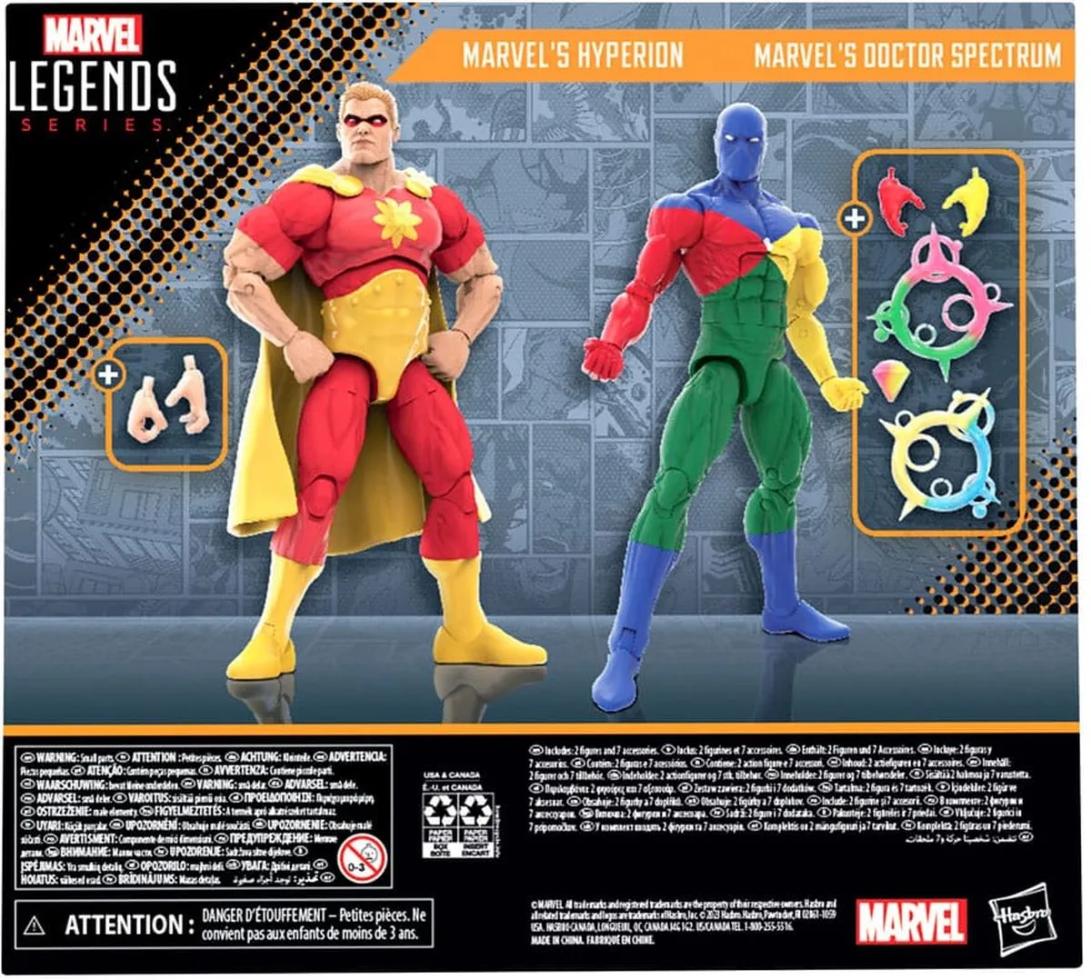 Marvel Legends Hyperion & Doctor Spectrum 2-Pack - Multicolours