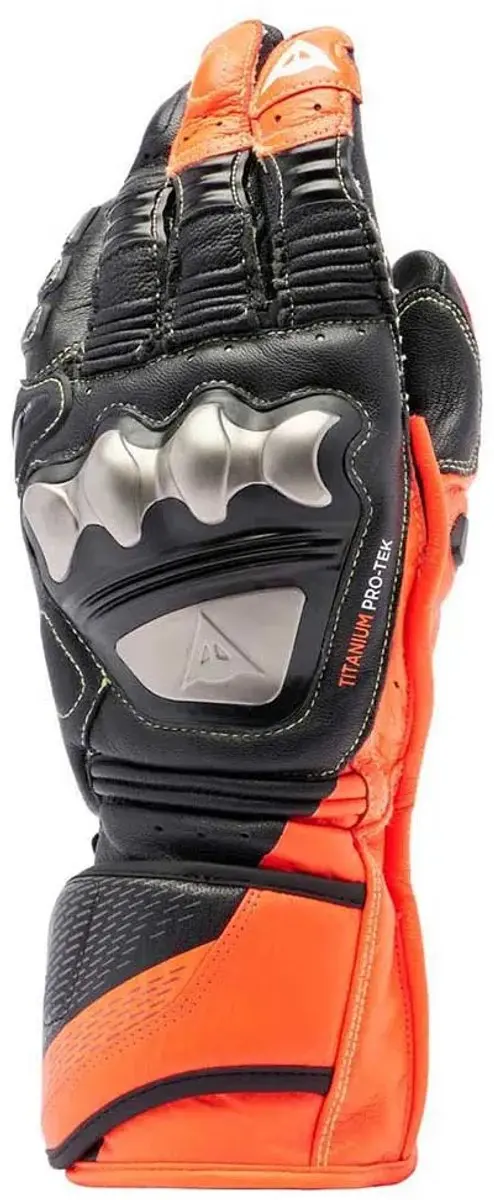 Dainese Full Metal 7 Leren Handschoenen Oranje XS / Long Man